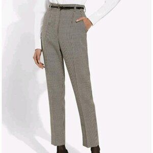 Lauren Ralph Lauren Pant Men's Size 4 Houndstooth Pattern Slash Pockets Wool